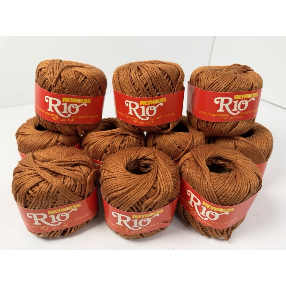 Reynolds Rio 100% Cotton Yarn 8 Ply 50g‎ Each 10 Balls #2